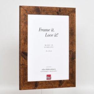 Effect cadre en bois 2400 brun 20x20 cm verre normal