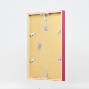 Effect cadre en bois profil 35 rouge 20x25 cm verre normal