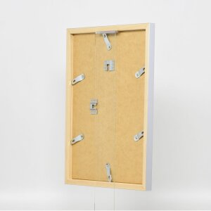 Cadre en bois Top Cube 20x30 cm argent verre normal