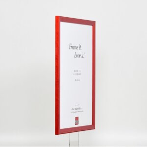 Effect cadre en bois profil 89 rouge 20x30 cm verre normal