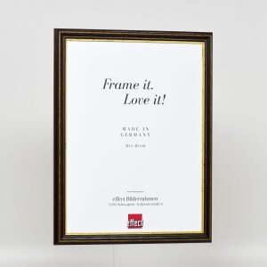 Cadre en bois Effect Profil 21 brun noisette 20x30 cm verre normal