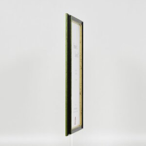 Effect cadre en bois profil 21 vert 20x30 cm verre normal