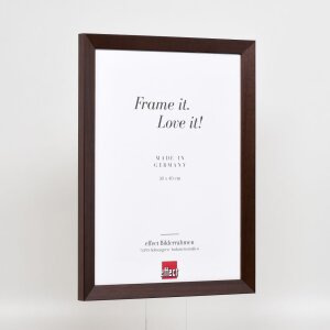 Cadre bois Effect Top N palissandre 20x30 cm verre antireflet