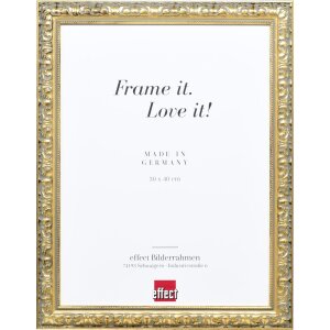 Effect cadre en bois profil 94 or 21x29,7 cm verre...