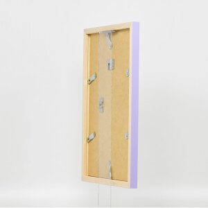 Cadre en bois Top Cube 21x29,7 cm lilas verre musée