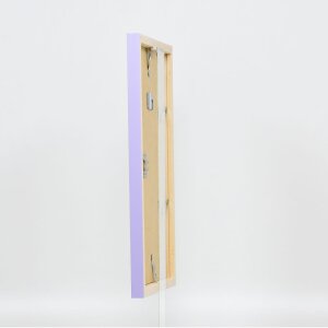 Cadre en bois Top Cube 21x29,7 cm lilas verre musée