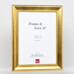 Effect cadre en bois profil 95 or 21x29,7 cm verre normal