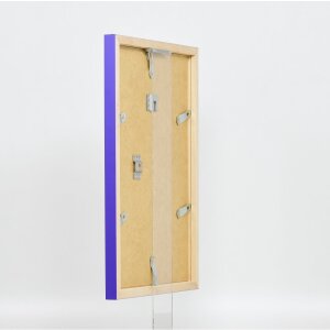 Cadre en bois Top Cube 23x70 cm violet verre normal