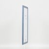 Effect cadre en bois Profil 32 gris-bleu 23x70 cm verre normal