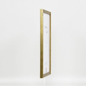 Effect cadre en bois profil 2070 verre normal 23x70 cm or