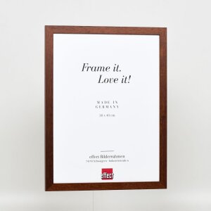 Effect cadre en bois profil 2210 brun foncé 25x35 cm verre normal