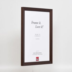 Cadre bois Effect Top N palissandre 25x50 cm verre antireflet