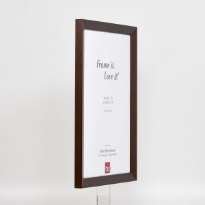 Cadre en bois Effect Top N palissandre 25x60 cm verre musée