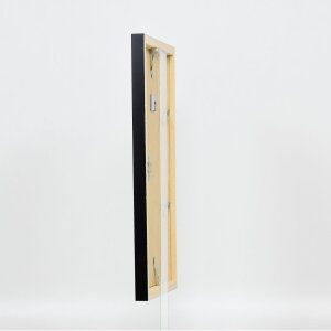 Cadre en bois Top Cube 25x70 cm noir verre normal