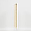 Cadre en bois Effect Top N blanc 25x80 cm verre normal