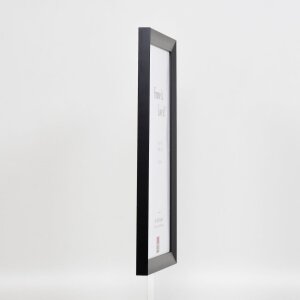 Cadre bois Effect Top N noir 25x80 cm verre antireflet