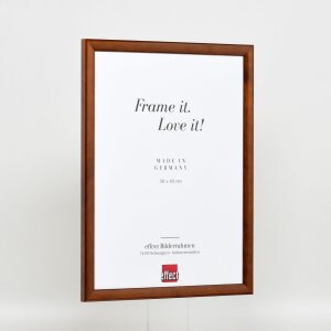 Cadre en bois Effect Profil 89 brun foncé 29,7x42 cm verre normal