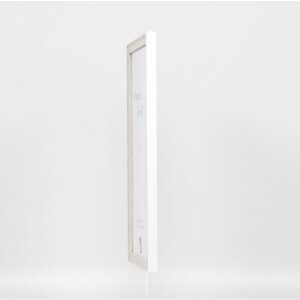 Effect cadre en bois profil 2070 verre normal 29,7x42 cm blanc