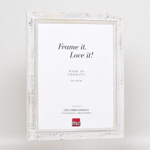 Effect Cadre photo en bois massif 2240 blanc 29,7x42 cm verre antireflet