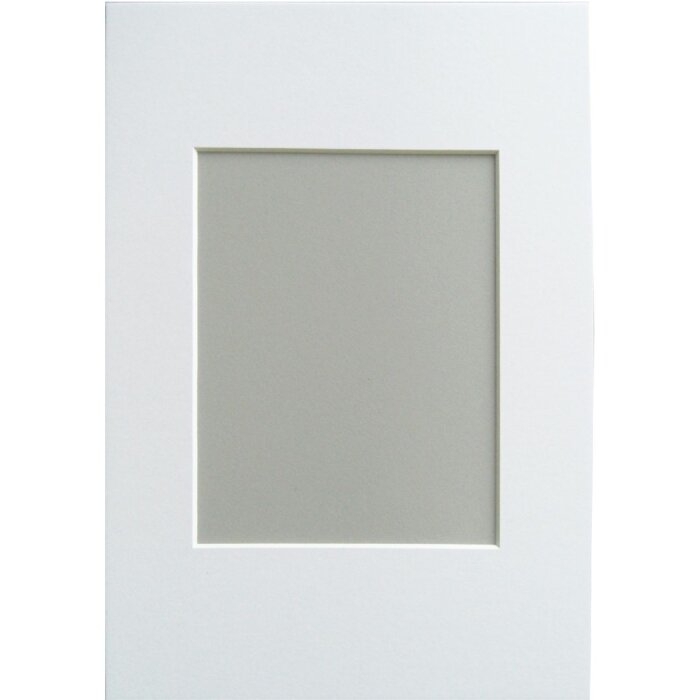 Walther passe-partout oblique 15x20 cm (10x15 cm) blanc polaire