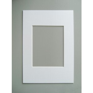 Walther passe-partout oblique 15x20 cm (10x15 cm) blanc polaire