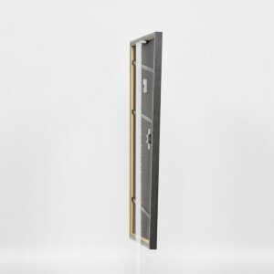 Cadre Effect en bois massif Profil 25 bleu 30x45 cm verre clair