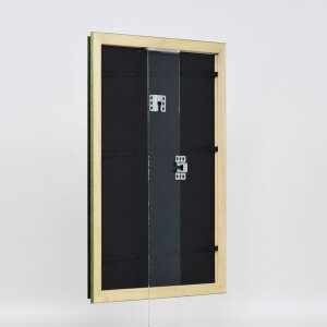 Effect cadre en bois profil 21 vert 30x45 cm verre normal