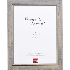 Effect Cadre photo en bois massif 2240 gris 30x45 cm...