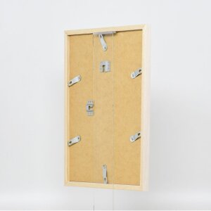 Cadre en bois Effect Profil 33 blanc 30,5x91,5 cm verre normal