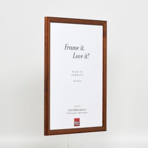 Cadre en bois Effect Profil 89 brun foncé 30,5x91,5 cm verre antireflet