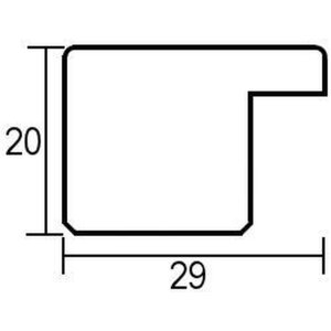 Effect cadre photo 2310 anthracite 30,5x91,5 cm verre normal