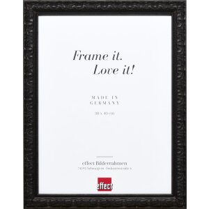 Cadre en bois Effect Profil 94 noir 30,5x91,5 cm verre...