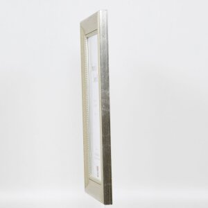 Effect cadre en bois profil 95 argent 30,5x91,5 cm verre normal