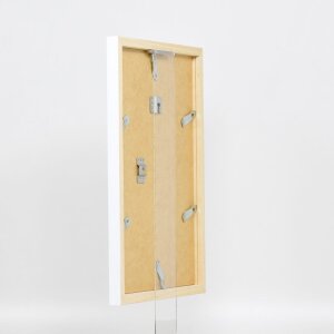 Cadre en bois Top Cube 35x100 cm blanc verre normal