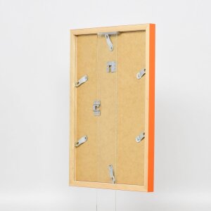 Cadre en bois Top Cube 35x100 cm orange verre normal