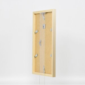 Cadre en bois Top Cube 35x100 cm or Verre antireflet