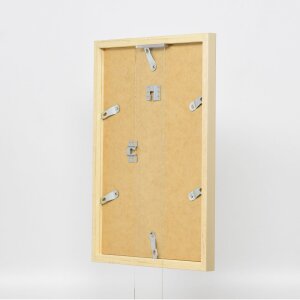 Cadre en bois Top Cube 35x100 cm or Verre antireflet