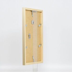 Cadre en bois Top Cube 35x100 cm or Verre antireflet