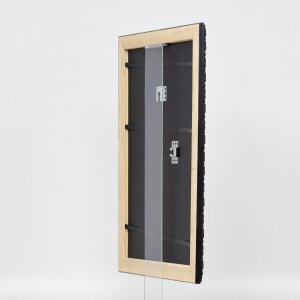 Cadre en bois Effect Profil 94 noir 35x100 cm verre musée