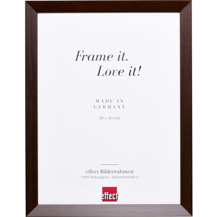 Cadre en bois Effect Top N palissandre 40x40 cm verre acrylique