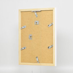 Cadre en bois Effect Top N blanc 40x50 cm verre normal