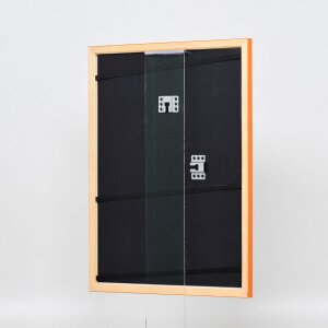 Effect cadre en bois profil 89 saumon 42x59,4 cm verre normal