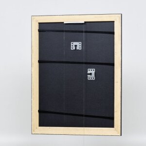Cadre en bois Effect Profil 94 noir 45x80 cm verre antireflet