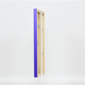 Cadre en bois Top Cube 59,4x84,1 cm violet verre musée