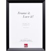Cadre en bois Effect Top N noir 62x93 cm verre normal