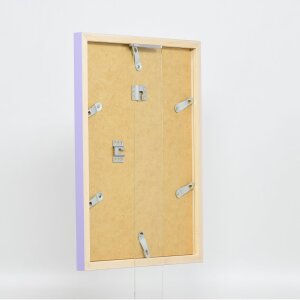 Cadre en bois Top Cube 62x93 cm lilas verre musée