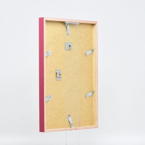 Effect cadre en bois profil 35 rouge 7x10 cm verre normal