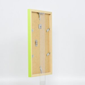 Cadre en bois Top Cube 70x100 cm vert verre acrylique