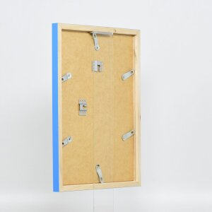 Cadre en bois Top Cube 70x70 cm bleu verre normal