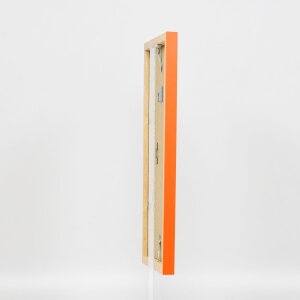 Cadre en bois Top Cube 9x13 cm orange verre normal